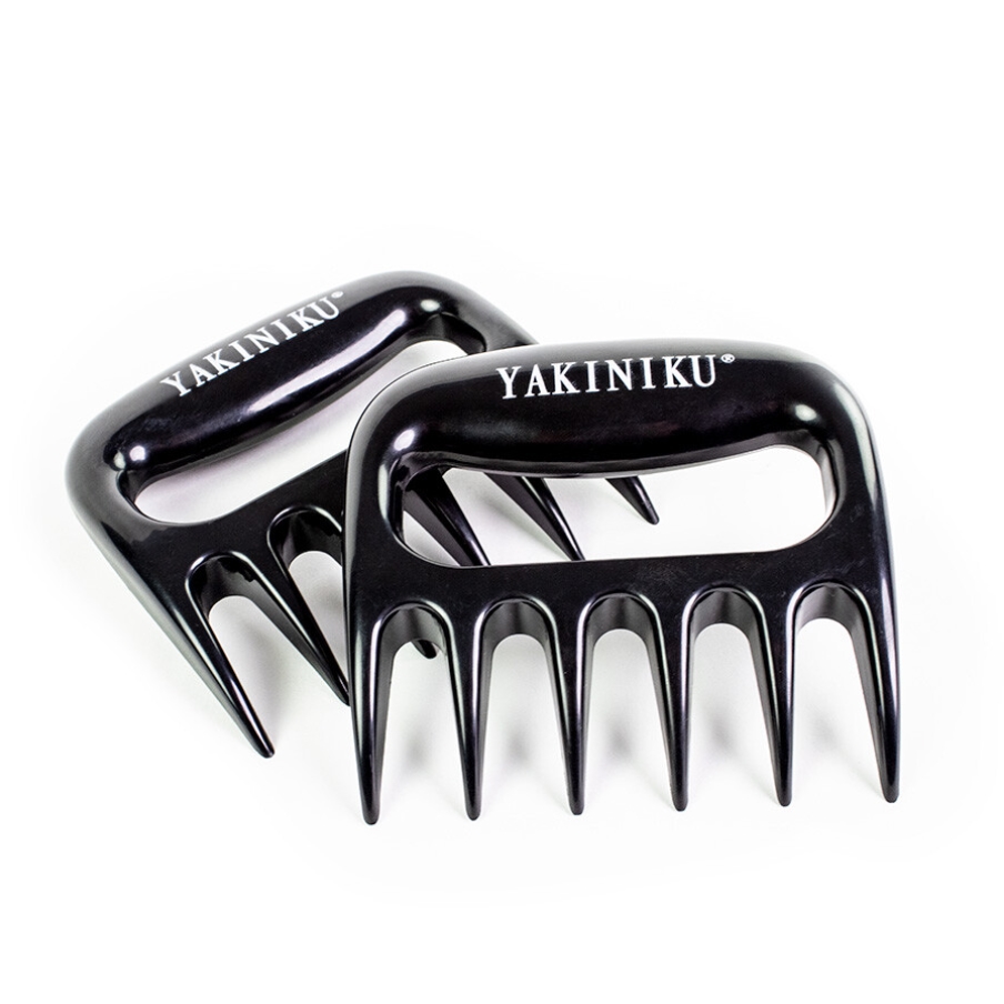 Yakiniku Zwart BBQ Accessoire Vleesklauwen 2.0 set