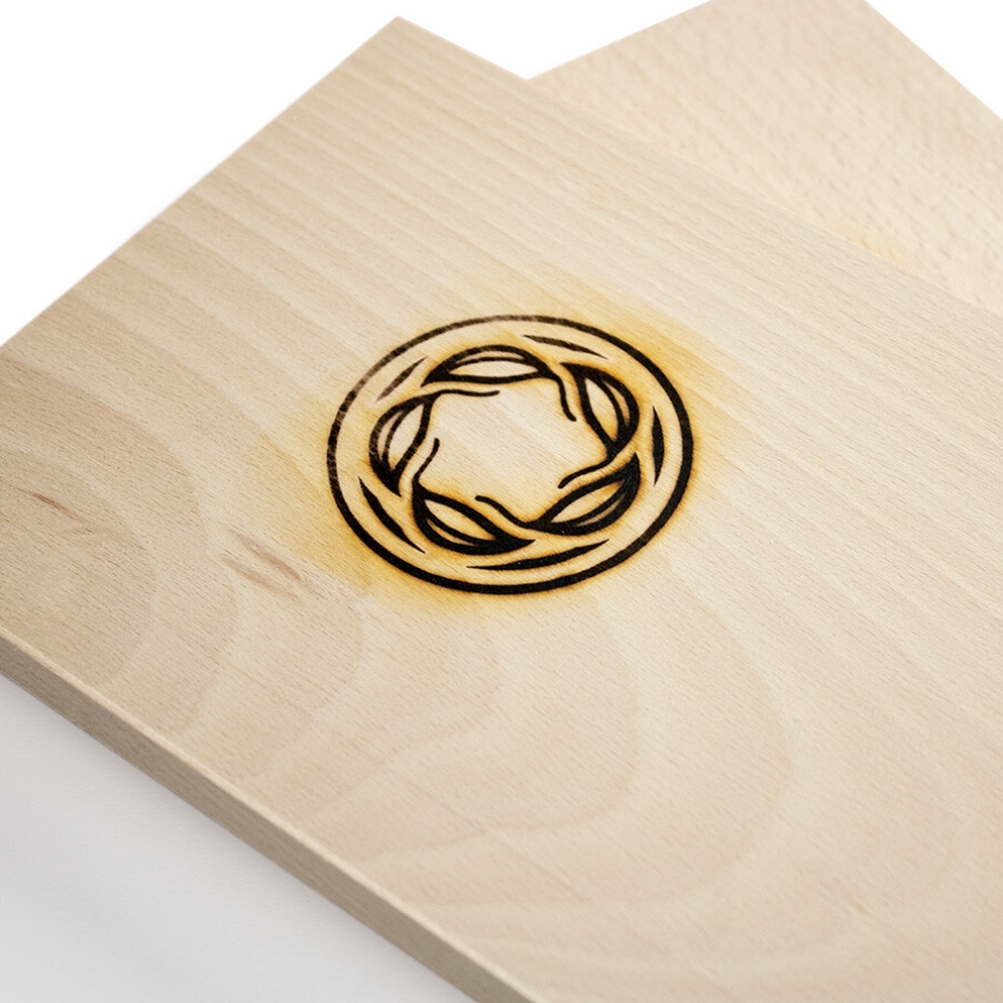 Yakiniku Bruin BBQ Flavour Accessoire Rookplankje Beuken detail