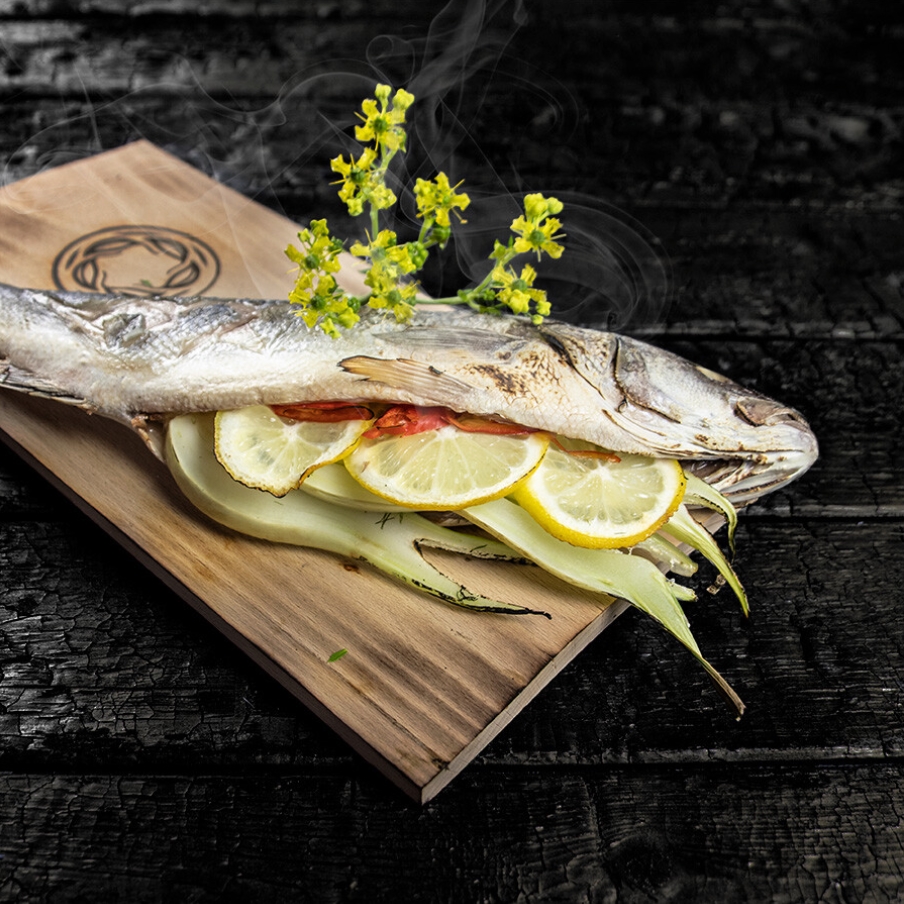 Yakiniku Bruin BBQ Flavour Accessoire Rookplankje Beuken extra sfeer