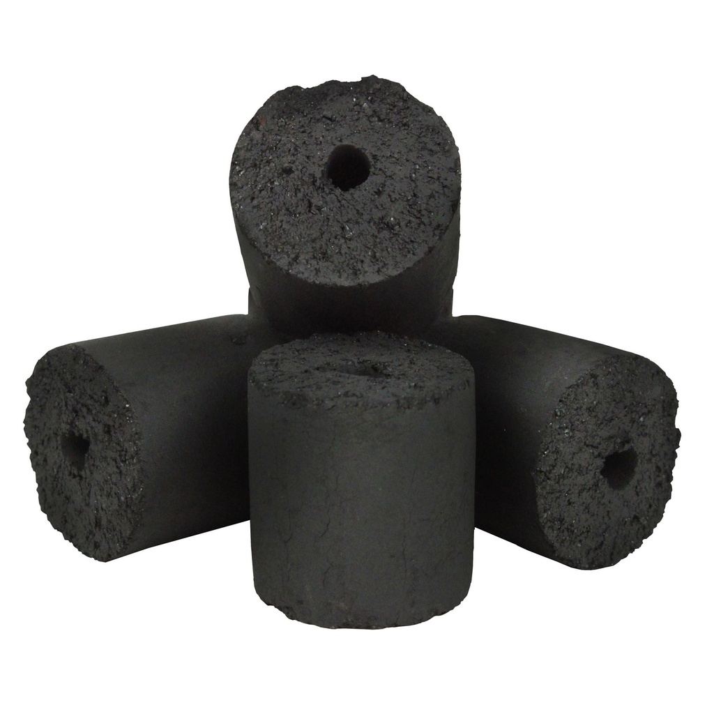 Yakiniku Zwart BBQ Flavour Accessoire Houtskool Briquettes Coconut Cylynder 10 kg briketten