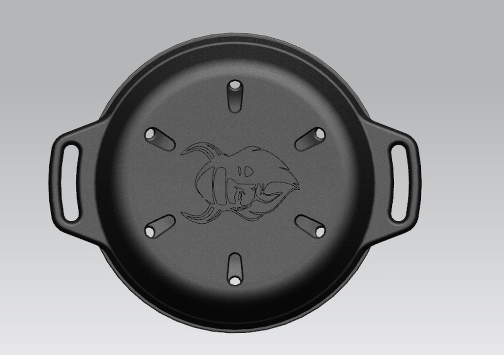 Valhal Outdoor Zwart BBQ Accessoire Rooxbox Gietijzer 17 cm