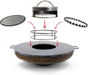 Bonfeu standaard voor plancha 80 met andere accessoires