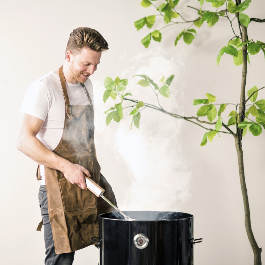 Esschert Design BBQ Schort Leer sfeer