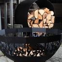 Esschert Design Ronde Houtopslag sfeer